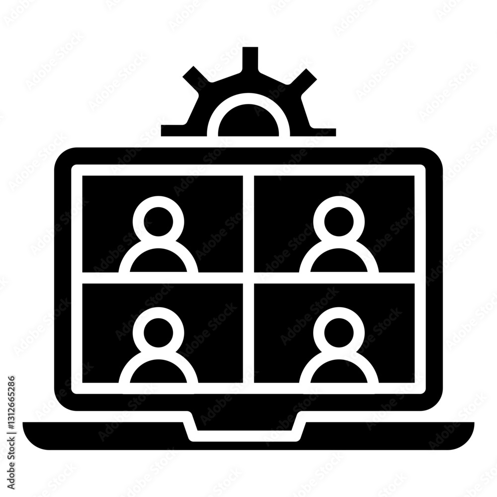 Video Conference Icon Video Conference Icon