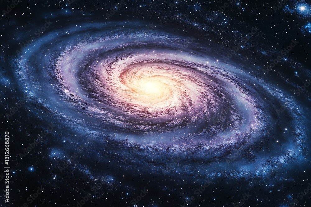 Fototapeta premium Spiral Galaxy in Deep Space