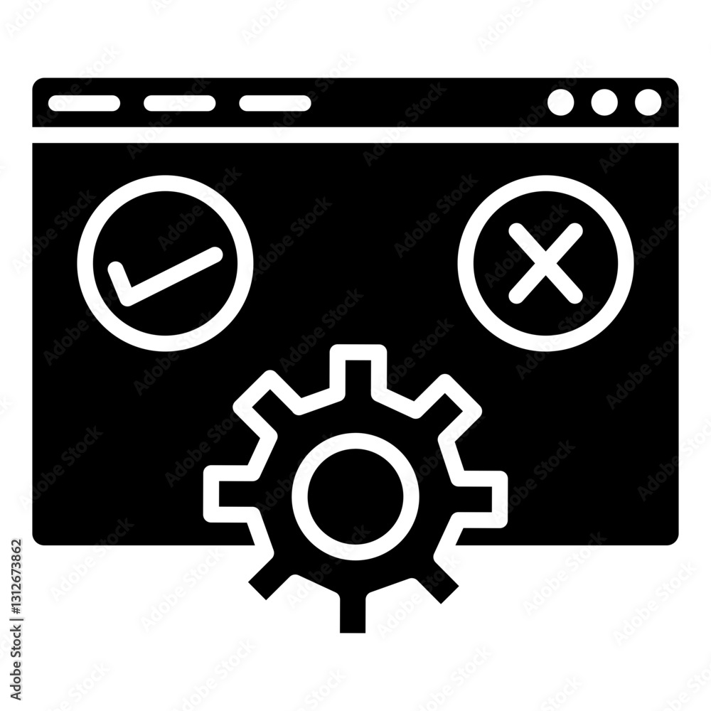 Code Testing Icon Code Testing Icon