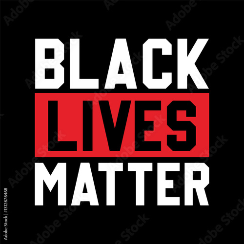 Black lives matter concept poster design template vector.