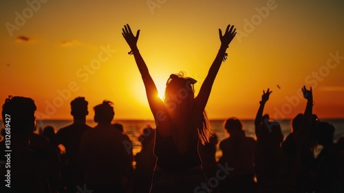 Sunset Beach Festival, Silhouettes of Joy