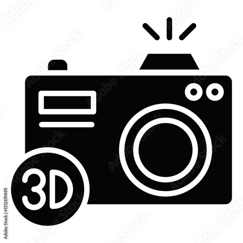 3d Camera Icon