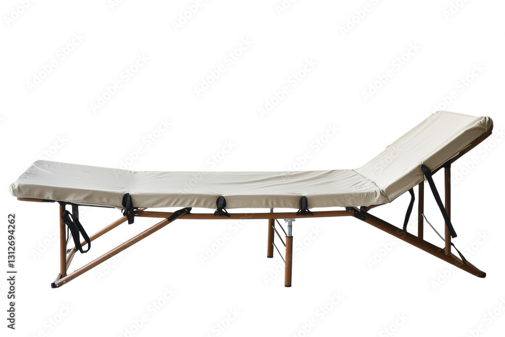 Comfortable folding lounge chair suitable for outdoor relaxation in sunny locations Comfortable folding lounge chair suitable for outdoor relaxation in sunny locations