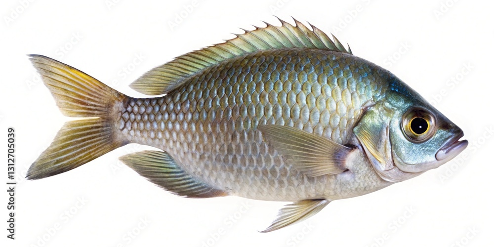chromis fish isolated on white background chromis fish isolated on white background