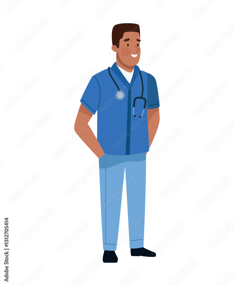 Nursing Student with Stethoscope Nursing Student with Stethoscope