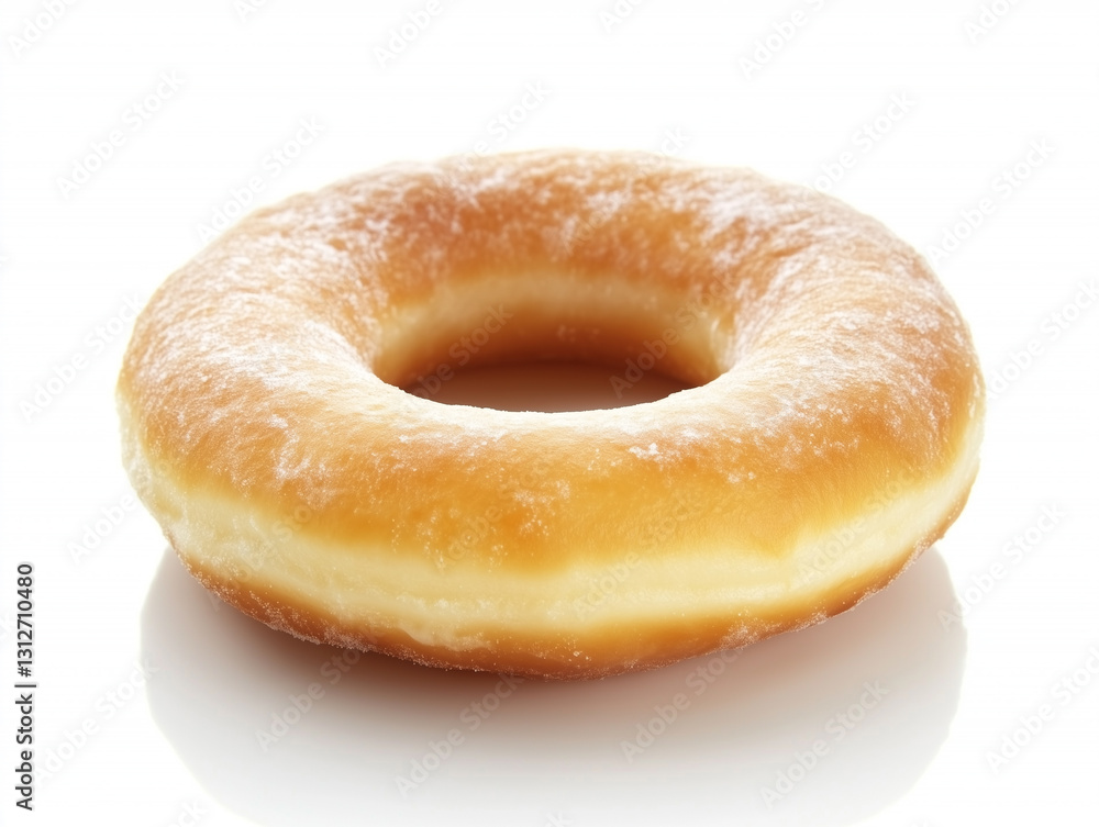 Realisitc view of Donuts, isolated on white, food photography Realisitc view of Donuts, isolated on white, food photography