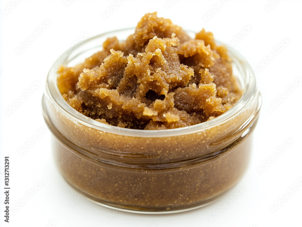Realisitc view of Miso Paste, isolated on white, food photography Realisitc view of Miso Paste, isolated on white, food photography