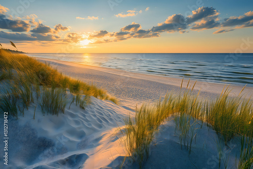 Fototapeta Naklejka Na Ścianę i Meble -  Dünen an der Nordsee Küste