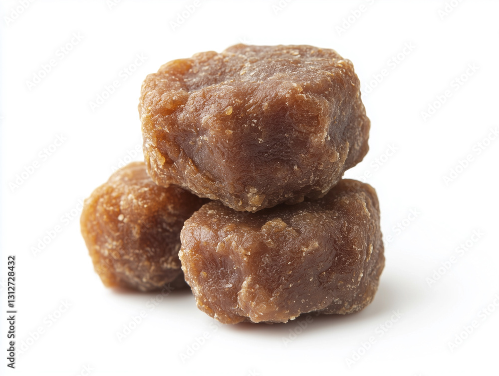 Realistic Seitan, isolated on white, photorealistic food Realistic Seitan, isolated on white, photorealistic food