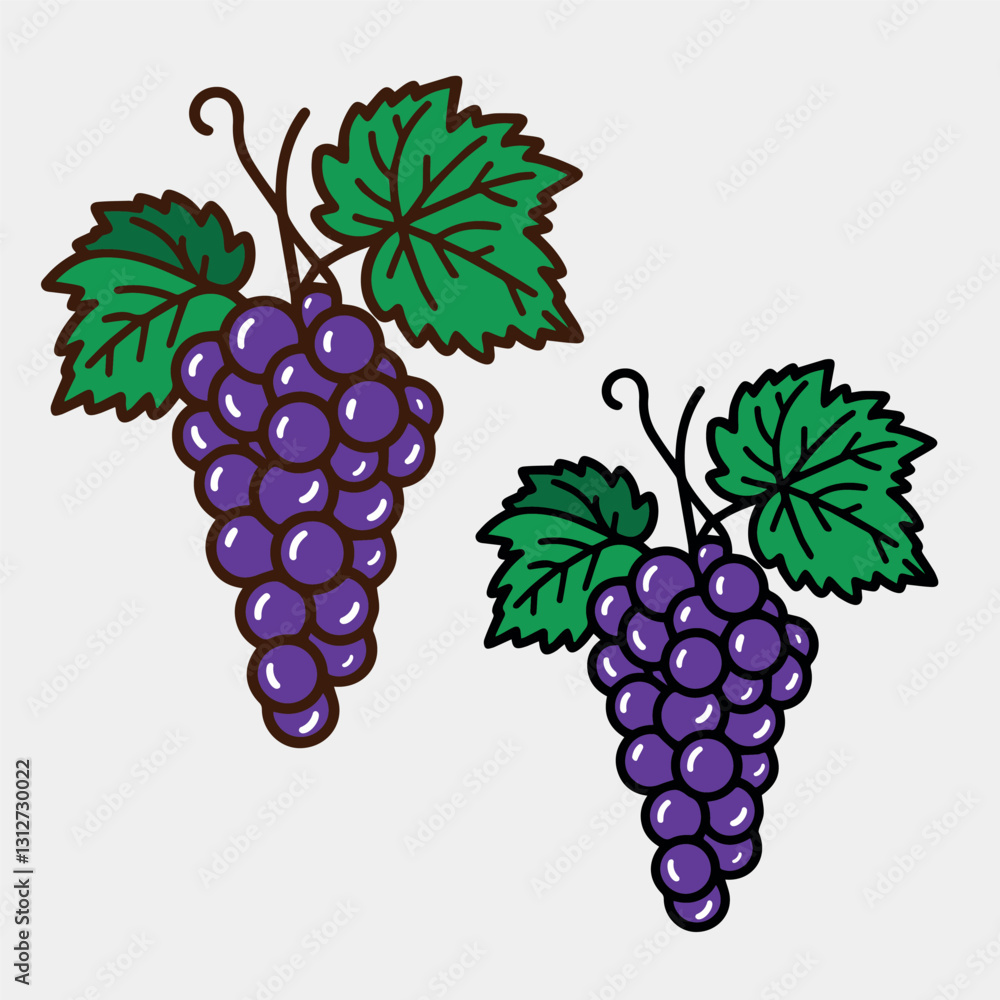 Fototapeta premium Grapevine Design Ornaments