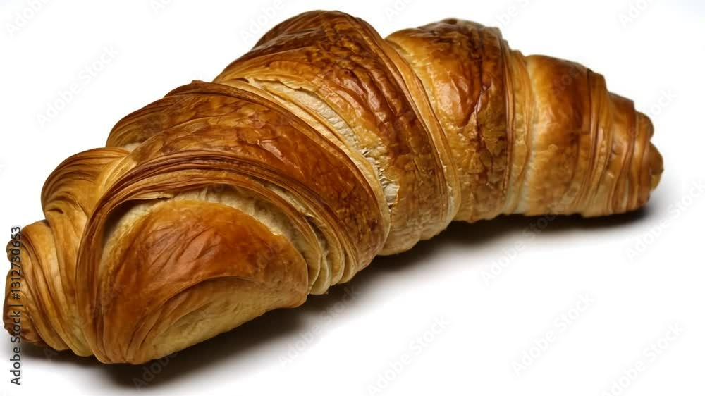 A Golden, Flaky Croissant: A Delightful Pastry A Golden, Flaky Croissant: A Delightful Pastry