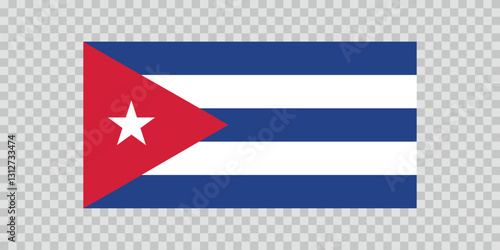 Free Download Flag of Cuba. Cuban national symbol in official colors. Template icon. Abstract vector background. - GFXLoad