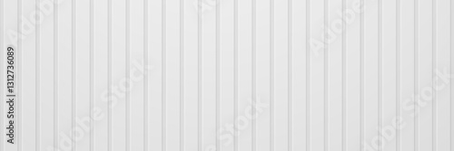 White vertical ribbed wall texture; clean background; design element