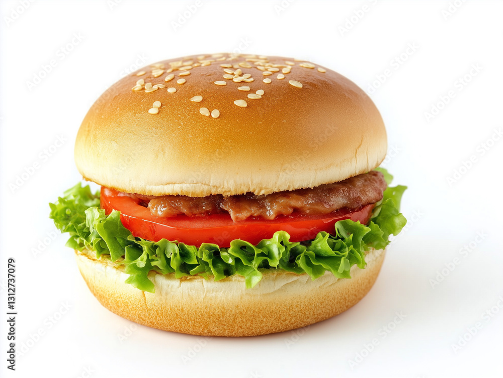 Pulled Pork Sandwich, photorealistic food, white background Pulled Pork Sandwich, photorealistic food, white background