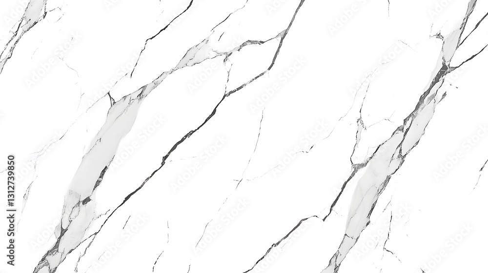 Obraz premium Elegant White Marble Texture Seamless Pattern Background