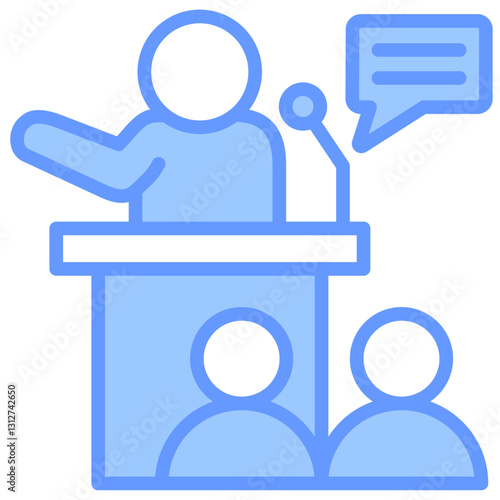 Public Speaking Icon