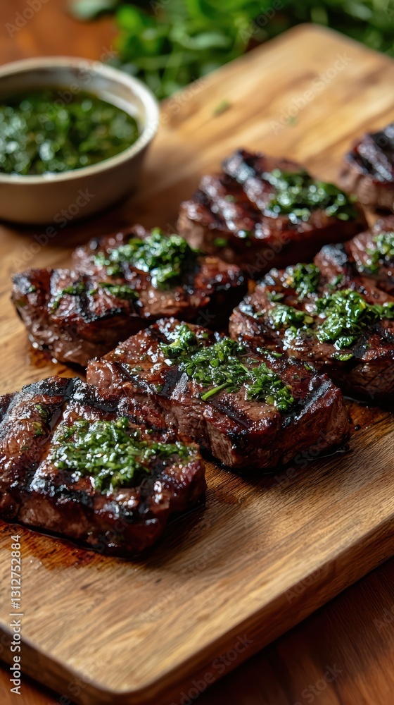Fototapeta premium Authentic argentinian asado a celebration of bold flavors
