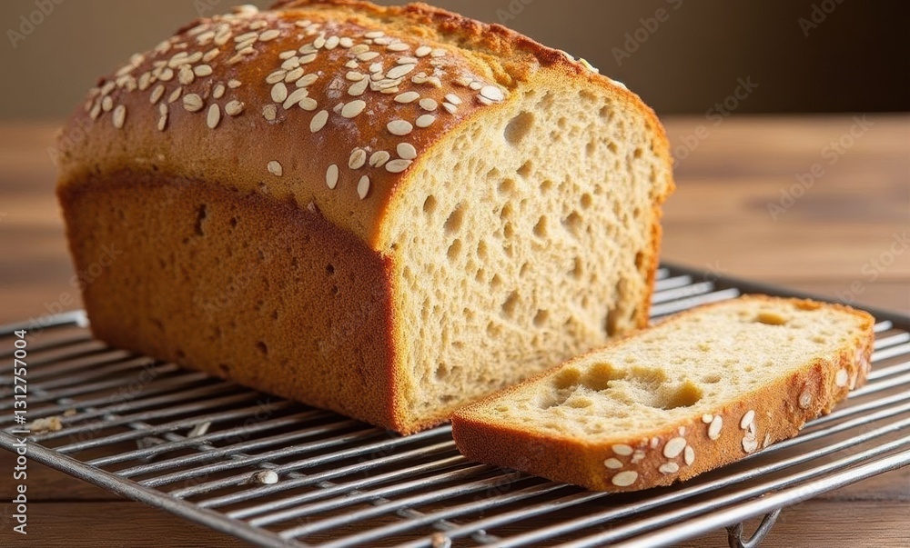 Freshly baked loaf of bread Freshly baked loaf of bread