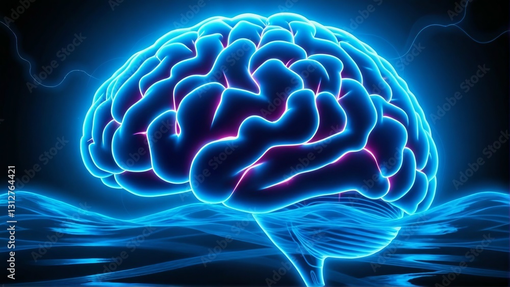 3d rendered illustration of a brain 3d rendered illustration of a brain