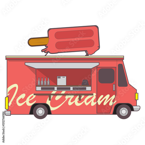 Food Truck Illustration