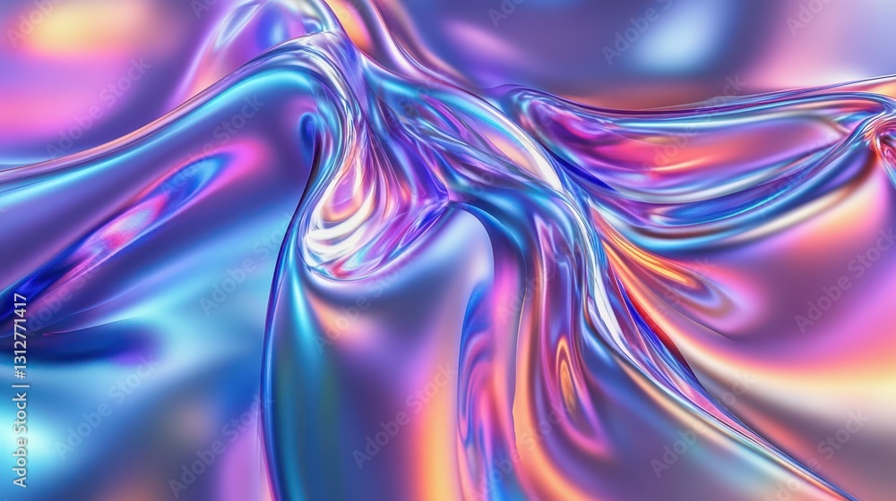 Fototapeta premium A collection of abstract digital face paintings, vibrantly colored to showcase the creative and limitless possibilities of modern digital art.
