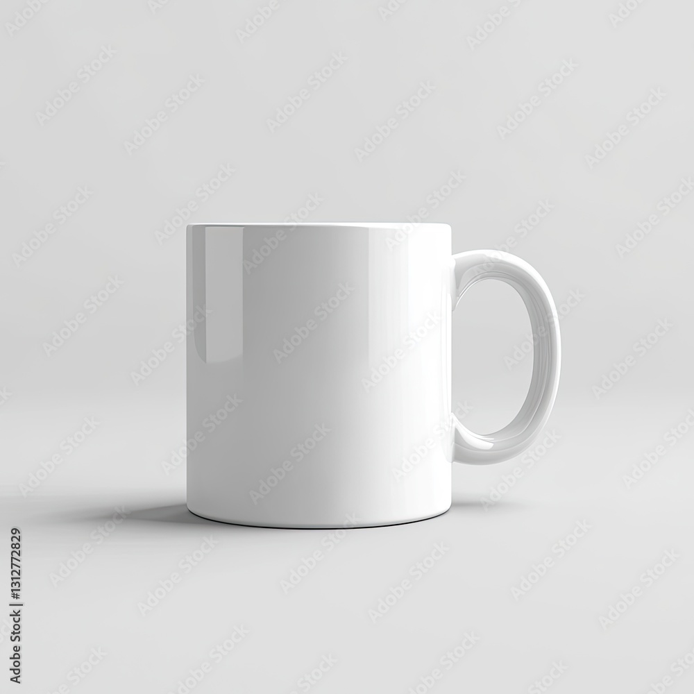 Minimalist White Cup Against Neutral Background
Minimalist White Cup Against Neutral Background