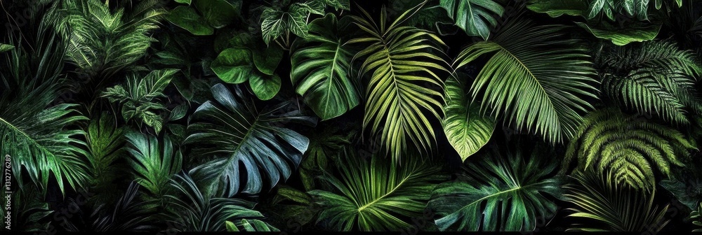 Enhance Your Space with Rich Tropical Greenery Wallpaper Enhance Your Space with Rich Tropical Greenery Wallpaper