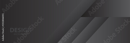 Abstract dark grey geometric design background
