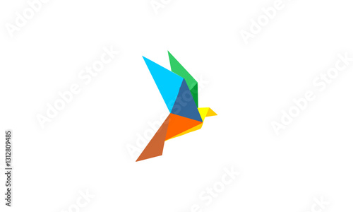 bird logo icon for travel and technology company logos