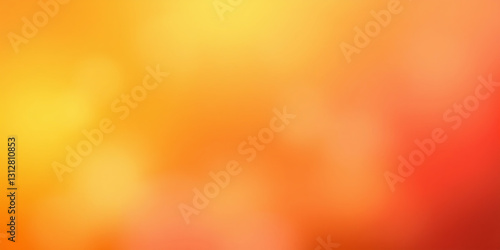 Yellow orange grainy gradient background noise texture smooth color gradient texture, copy space