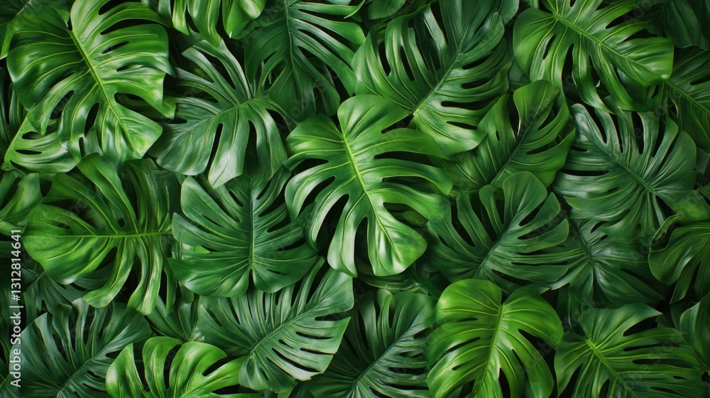 Fototapeta premium The image features a textured background made of bamboo leaves, providing a natural and sustainable design element. Perfect for eco-conscious decoration or as a backdrop for nature-themed projects.