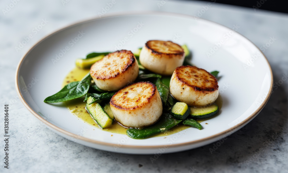 Scallops With Zucchini Scallops With Zucchini