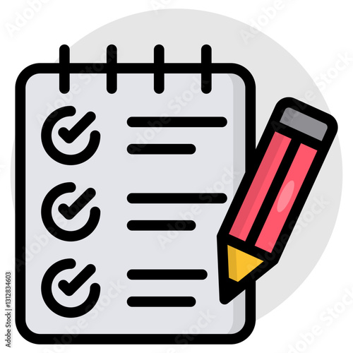 Perfect design icon of shopping list 