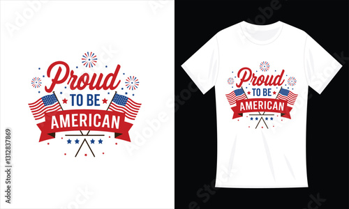 Proud To Be An American Flag T-shirt