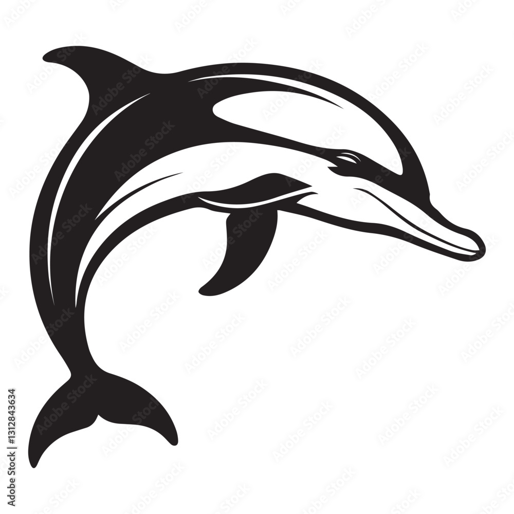 Obraz premium dolphin vector illustration