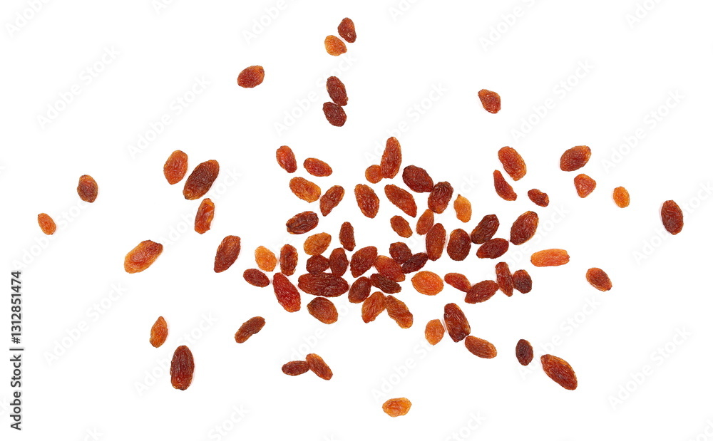 Raisins isolated on white, clipping path Raisins isolated on white, clipping path