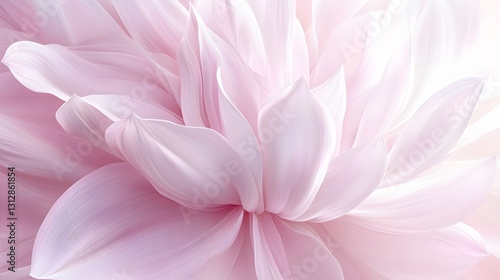 Soft Pink Flower Petals Abstract Background