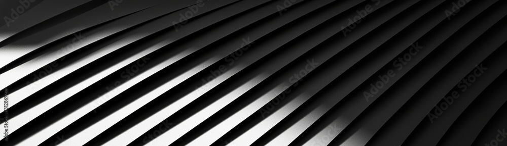 Obraz premium The 3D illustration of an asphalt road piece is perfectly repetitive and seamless, with a white background