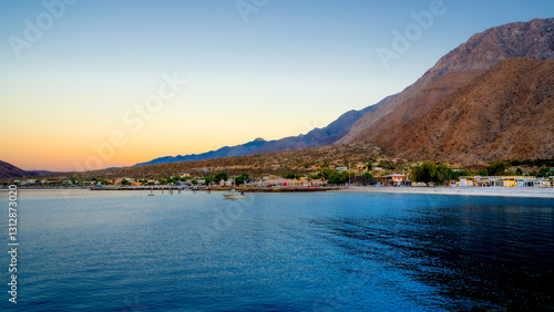 Paisaje de Bahía de Los Angeles Baja California México