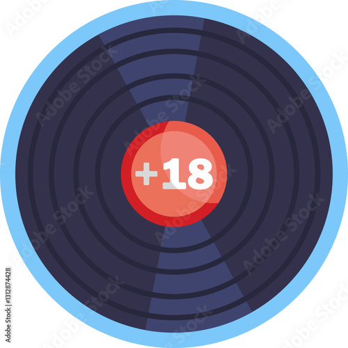 A vinyl record, symbolizing classic hip-hop music and culture.