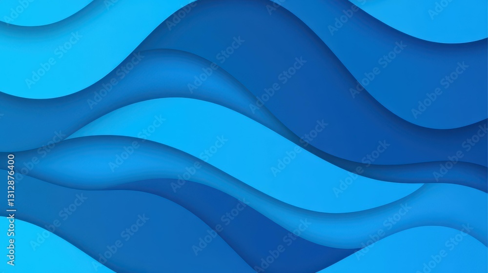 Obraz premium Experience a serene vibe with this blue abstract background, perfect for modern designs and stylish covers.