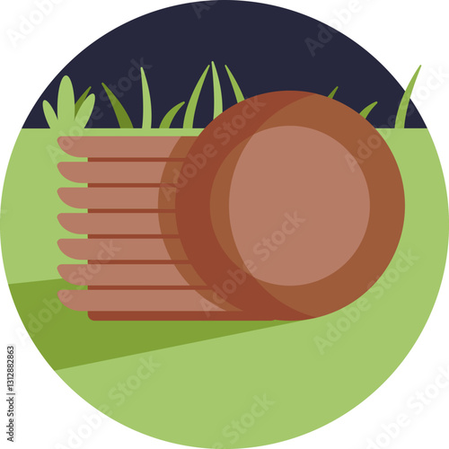 Plates stacked together, ideal for a picnic meal.