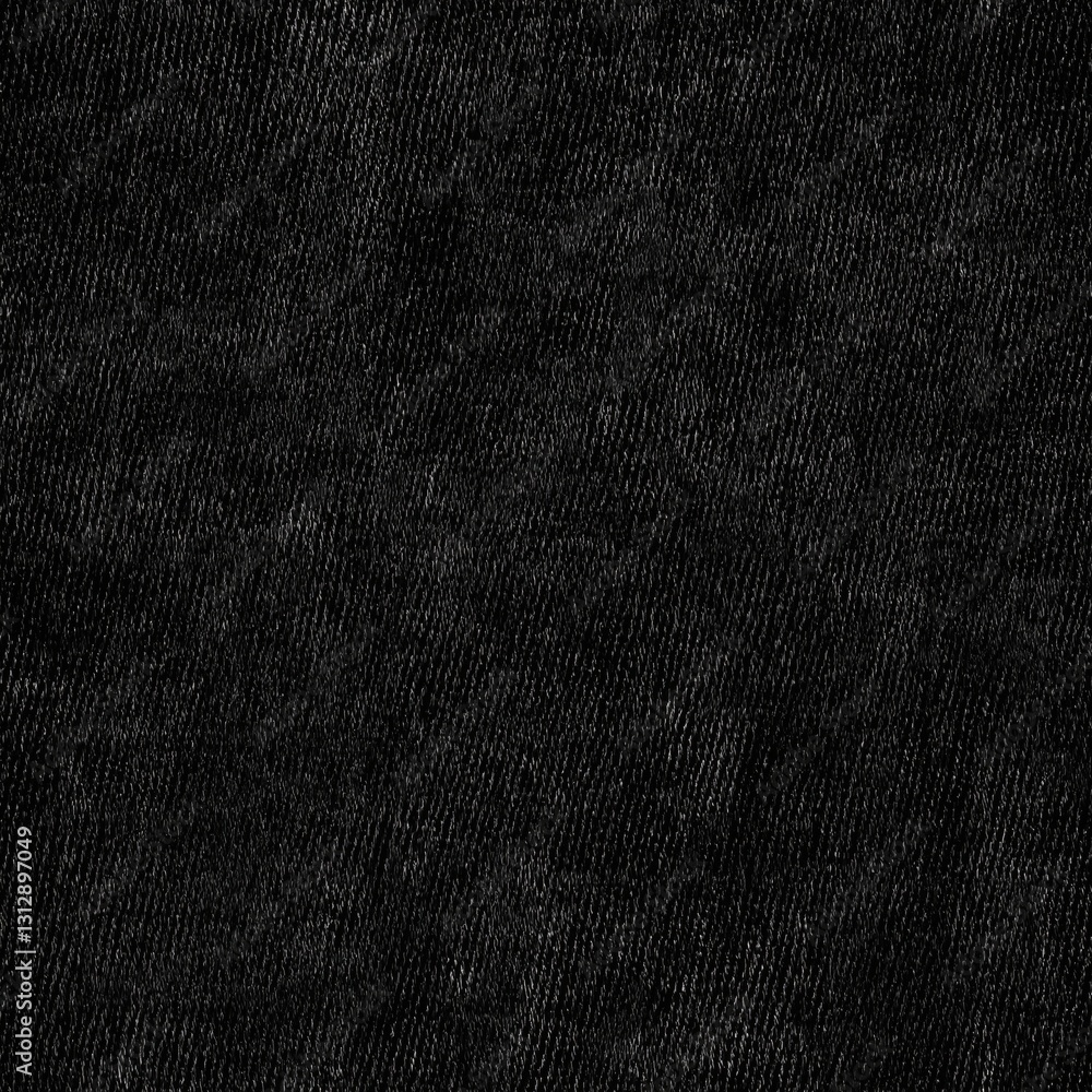 Black denim close-up texture with detailed fabric weave and rugged surface Black denim close-up texture with detailed fabric weave and rugged surface