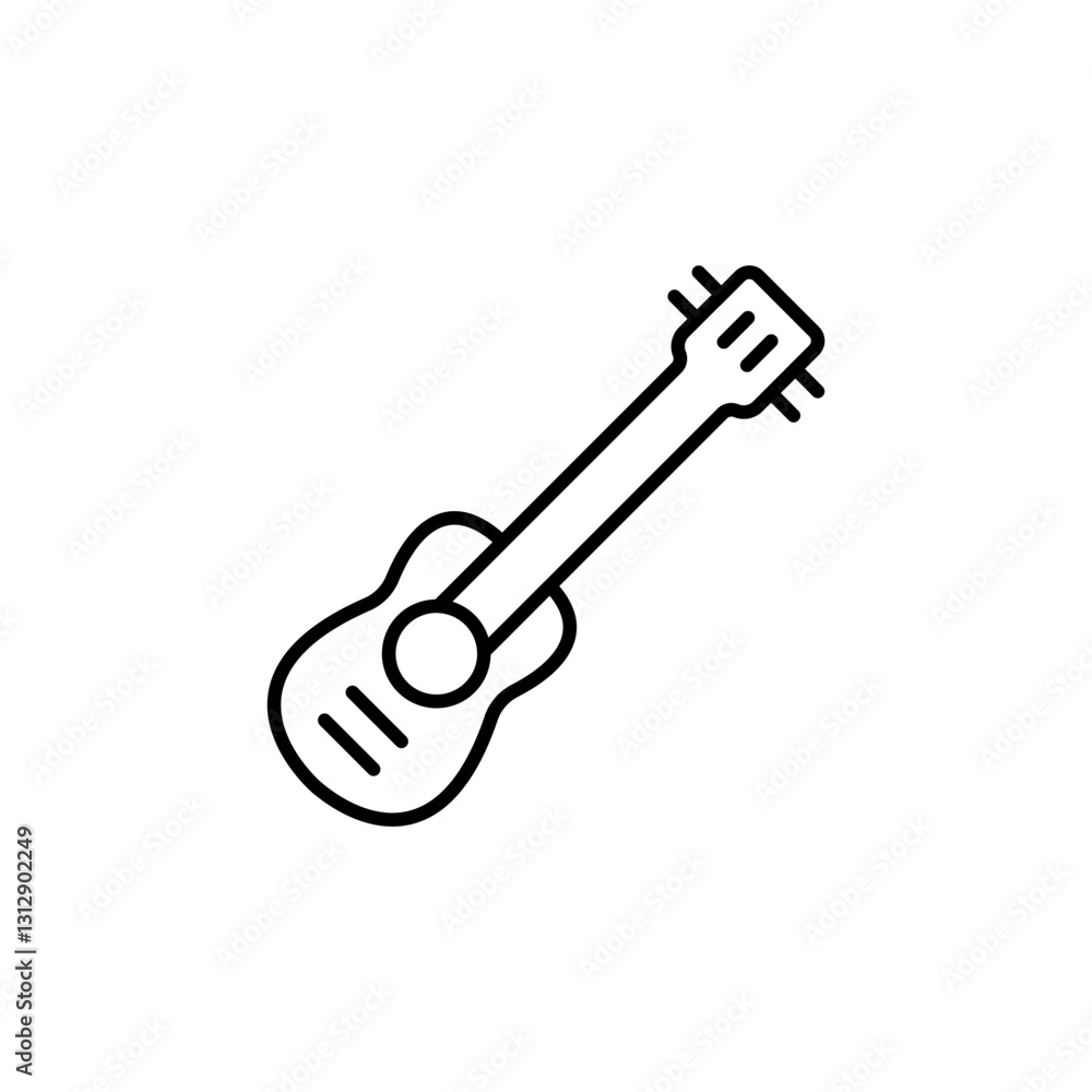 Guitar line icon Guitar line icon