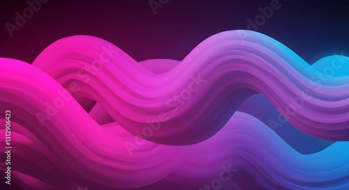 Stylized abstract art with patterns on a soft background