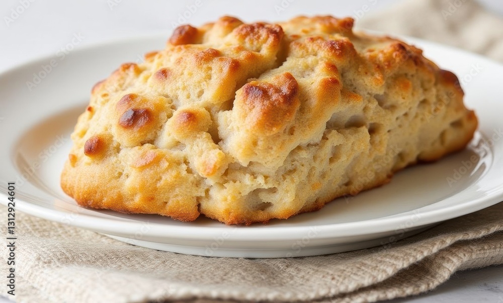 Golden baked bread roll Golden baked bread roll
