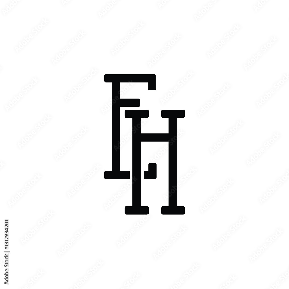 EH monogram logo design letter text name symbol monochrome logotype alphabet character simple logo EH monogram logo design letter text name symbol monochrome logotype alphabet character simple logo
