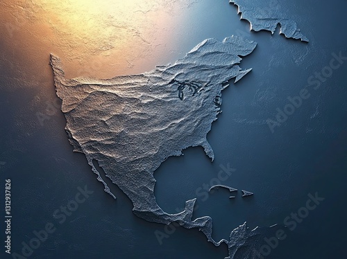 The United States of America was flooded by ocean water
