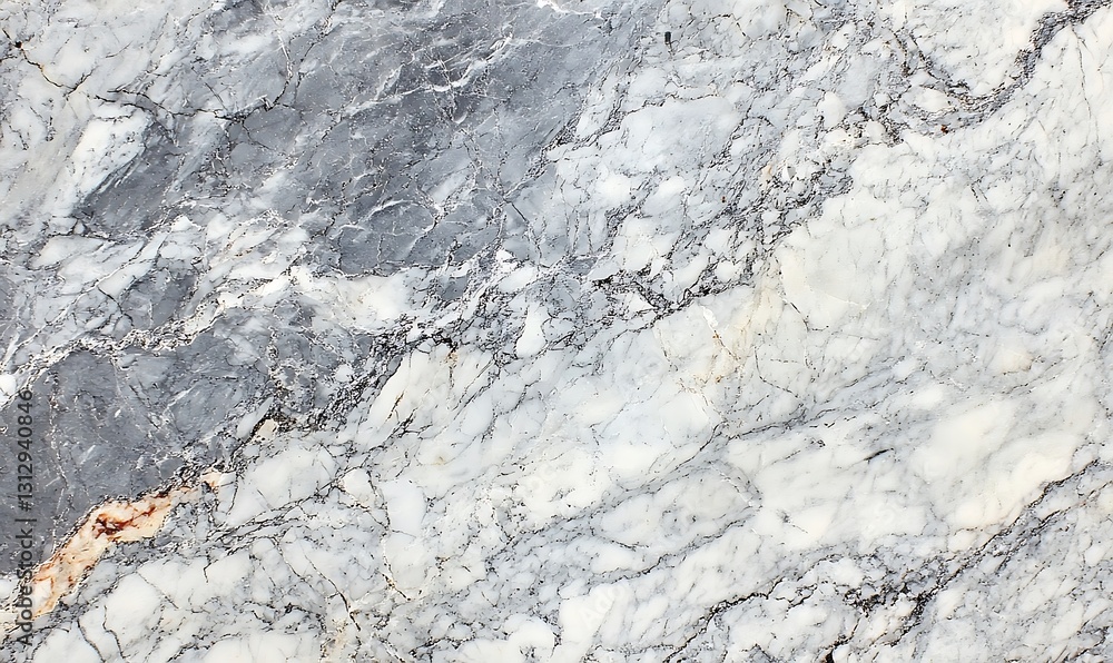 Fototapeta premium Gray and White Marble Texture Close Up