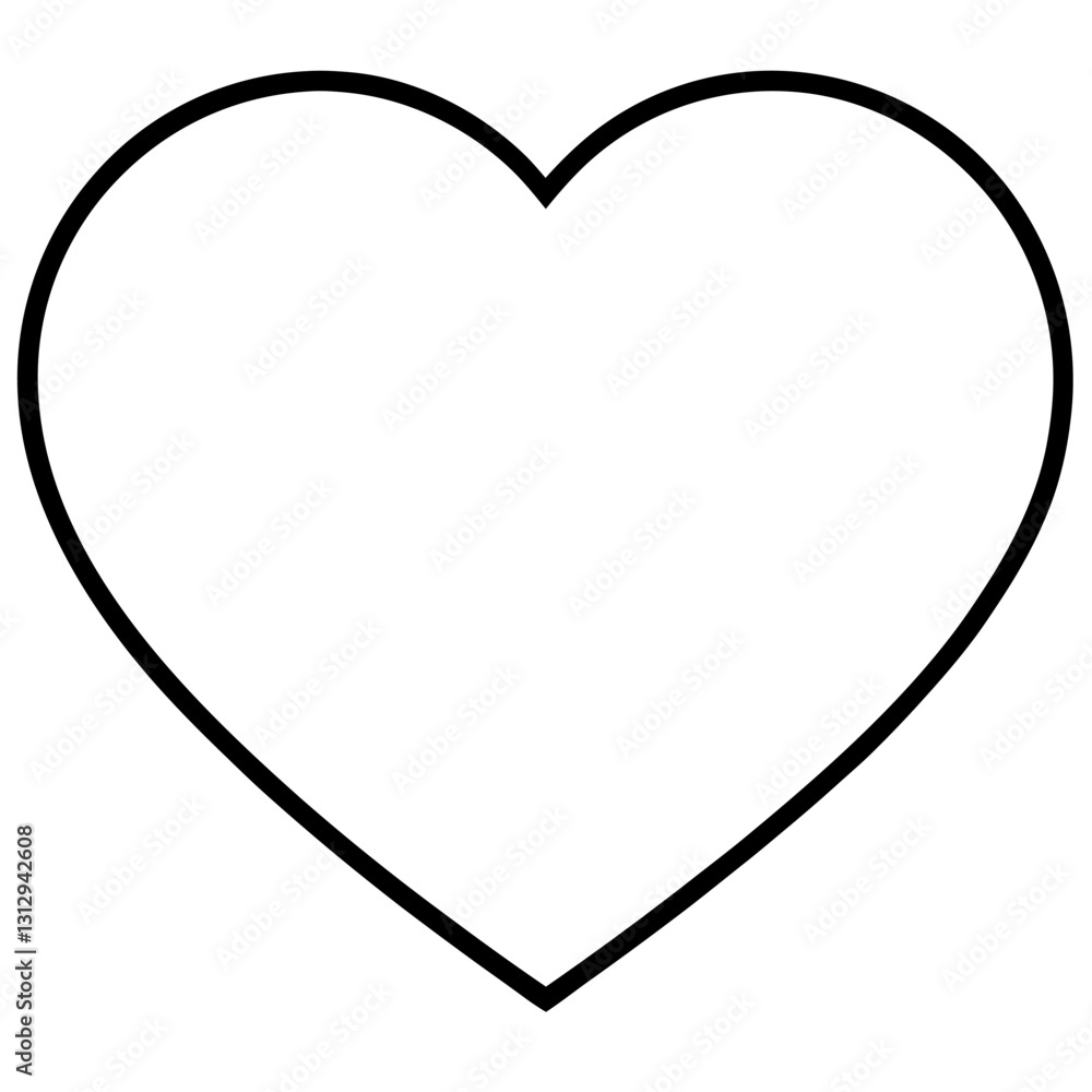 Heart Outline Icon Vector | Clipart, Line Art & Cartoon Illustration, Simple heart outline icon vector, perfect for clipart, line art, and digital design projects. Heart Outline Icon Vector | Clipart, Line Art & Cartoon Illustration, Simple heart outline icon vector, perfect for clipart, line art, and digital design projects.